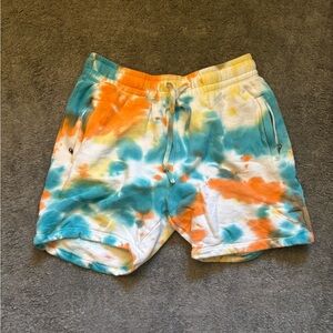 Colorful Tie-Dye Shorts maison article